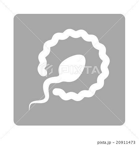 Sperm Penetration Rounded Square Button Sperm Penetration Rounded Square Button 20911473