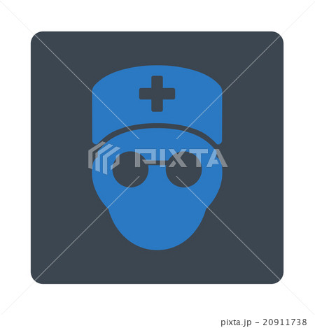 Medic Head Flat Button Medic Head Flat Button 20911738