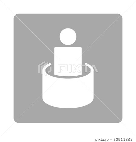 Client Isolation Rounded Square Button 20911835
