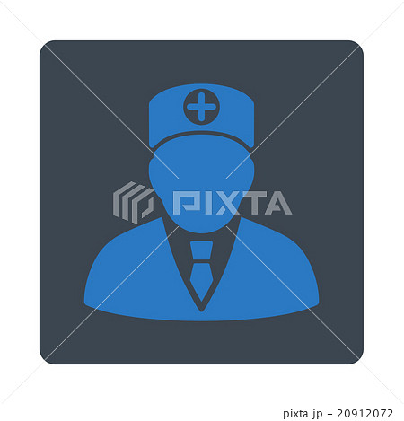 Head Physician Flat Button 20912072