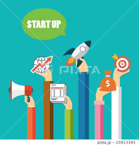 start up business concept flat design start up business concept flat design 20913385