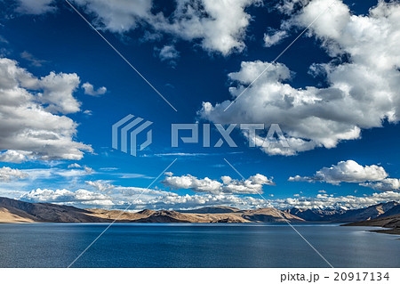 Lake Tso Moriri in Himalayas. Ladakh, India 20917134