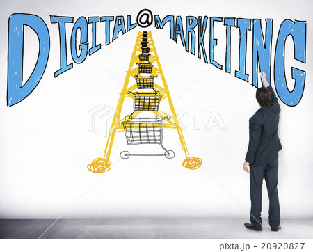 Digital Marketing Online Communication Website Concept Digital Marketing Online Communication Website Concept 20920827