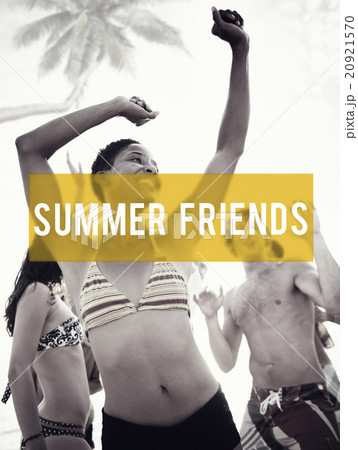 Summer Friends Beach Friendship Holiday Vacation Concept 20921570