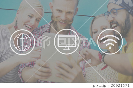 Global Worldwide Digital Modern Connection Concept 20921571