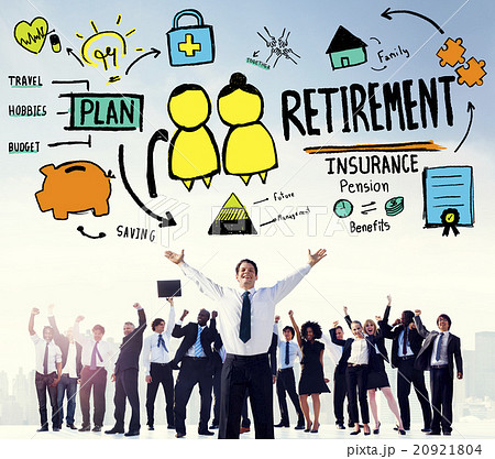 Retirement Insurance Pension Saving Plan Benefits Travel Concept 20921804