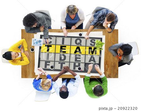 Team Puzzle Problem Solving Corporate Connection Concept Team Puzzle Problem Solving Corporate Connection Concept 20922320