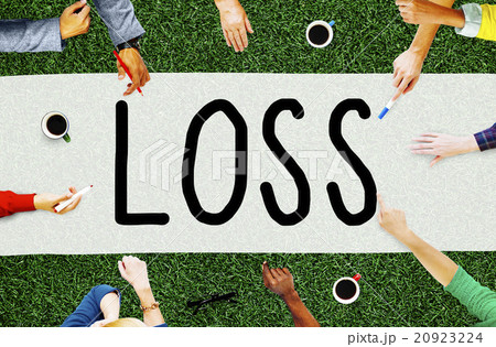 Loss Deduct Recession Debt Finance Bankruptcy Cocept Loss Deduct Recession Debt Finance Bankruptcy Cocept 20923224