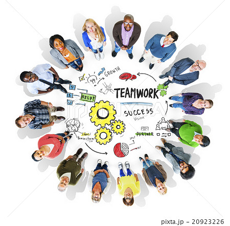 Teamwork Team Together Collaboration Meeting Looking Up Concept Teamwork Team Together Collaboration Meeting Looking Up Concept 20923226