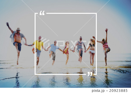 Holiday Summer Vacation Frame Pattern Concept Holiday Summer Vacation Frame Pattern Concept 20923885