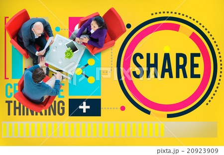 Share Creative Thinking Exchange Technology Concept 20923909
