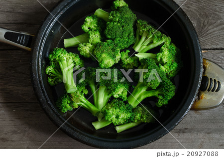 broccoli in a pan 20927088