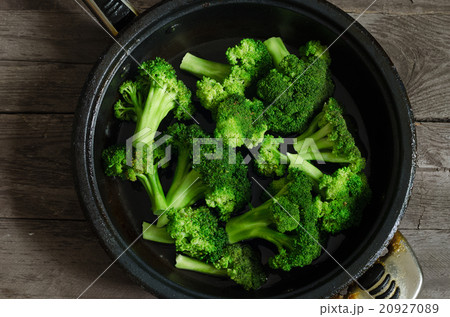 broccoli in a pan 20927089