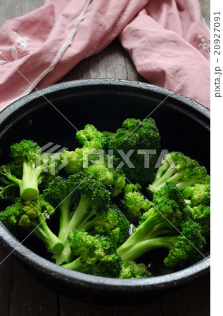 broccoli in a pan 20927091