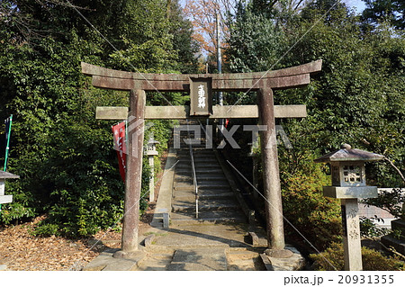 京都　宝塔寺　七面宮への参道 20931355