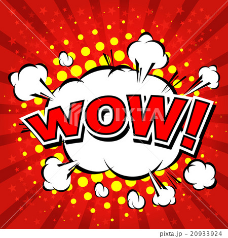 Wow! Comic Speech Bubble, Cartoon 20933924