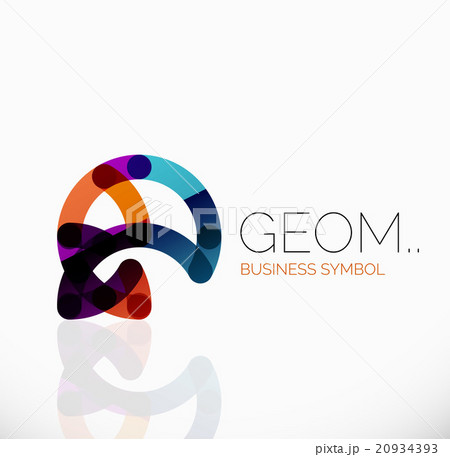 Logo, linear abstract geometric icon Logo, linear abstract geometric icon 20934393