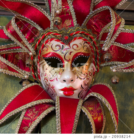 red carnival mask red carnival mask 20938214