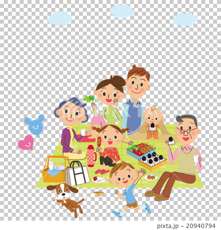 50+ Family Picnic Cartoon Png Pictures