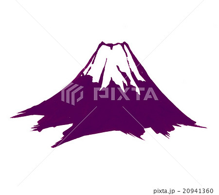 富士山のイラストのイラスト素材