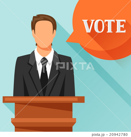 Candidate of party involved in debate. Political 20942780