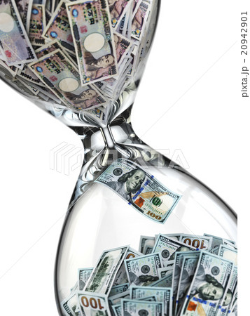 Yen dollar stock exchange concept.  20942901