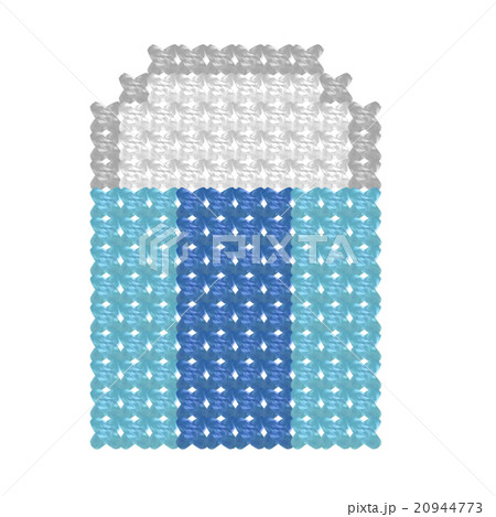 クロスステッチ刺繍「消しゴム」 クロスステッチ刺繍「消しゴム」 20944773
