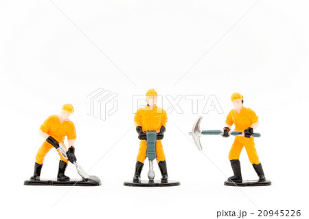 工事現場作業員: construction workers 工事現場作業員: construction workers 20945226
