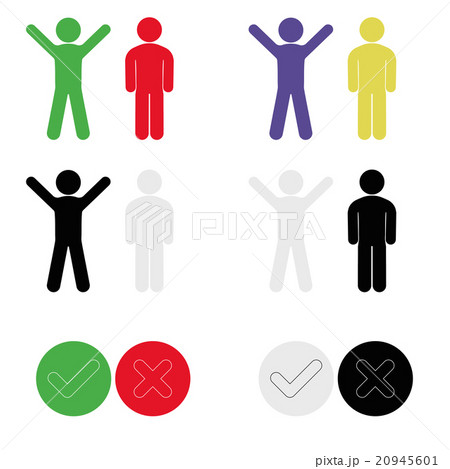 symbol of person expressing joy and sadness symbol of person expressing joy and sadness 20945601