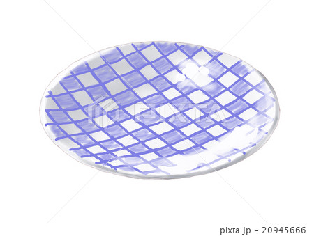 染付中皿（市松） 20945666