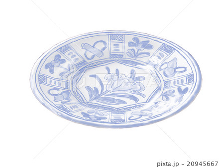 染付中皿(芙蓉手） 20945667