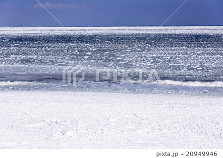 オホーツク海の流氷 20949946