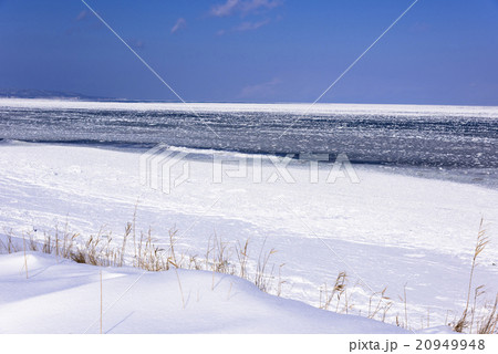 オホーツク海の流氷 20949948