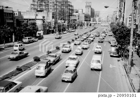 東京渋谷 青山通り（昭和48年）の写真素材 [20950101] - PIXTA