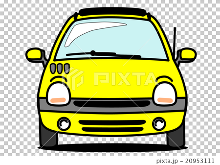 コンパクトカー　正面 20953111