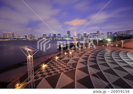 東京港夜景　晴海埠頭 20959156