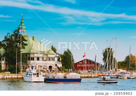 Harbour And Quay Yacht Stand At Pier, Jetty In Harbour And Quay Yacht Stand At Pier, Jetty In 20959902