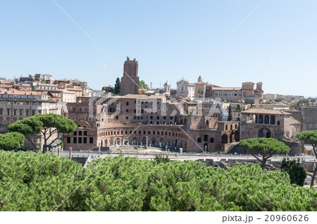 Ruins of Trajan's Forum in Rome, Italy 20960626