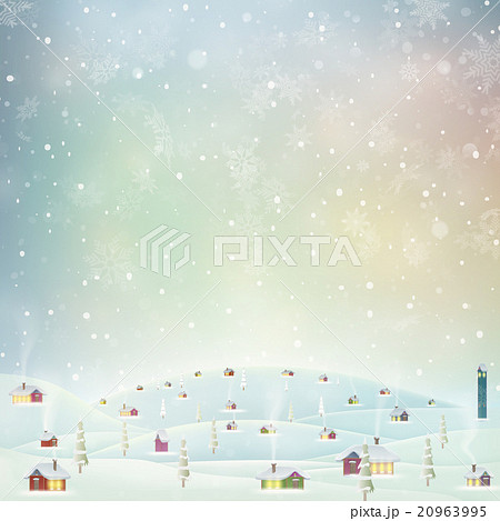 Christmas landscape Poster. EPS 10 20963995