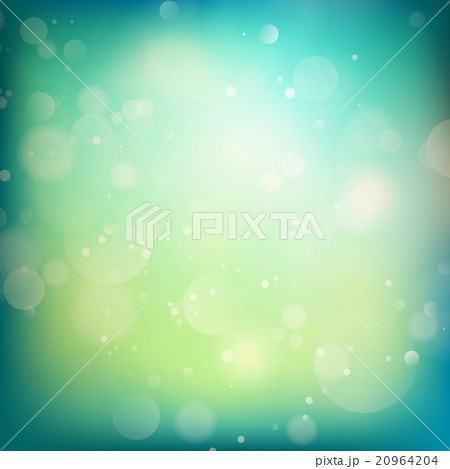 Blue and green defocused lights background. EPS 10 20964204