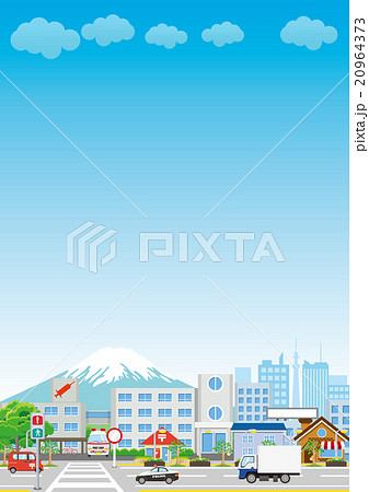 町並み　病院 20964373