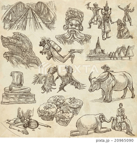 Thailand. Pictures of Life. Freehands. 20965090