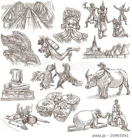 Thailand. Pictures of Life. Freehands. 20965091