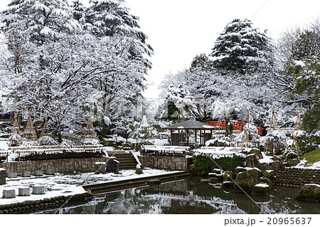 雪の松川べり 20965637