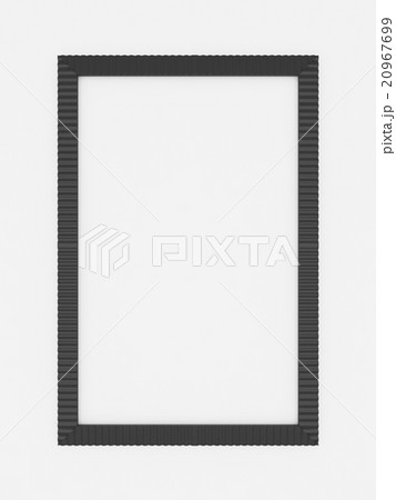 3d empty frames on white wall 3d empty frames on white wall 20967699