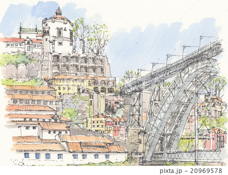 ポルトガルポルトのドンルイス1世橋 ポルトガルポルトのドンルイス1世橋 20969578