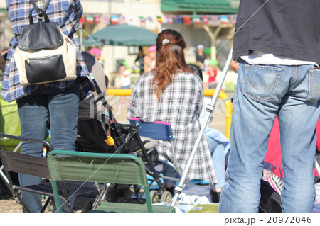 保育園運動会の応援席 保育園運動会の応援席 20972046