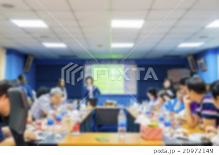 Presenter and audience at the conference room. 20972149