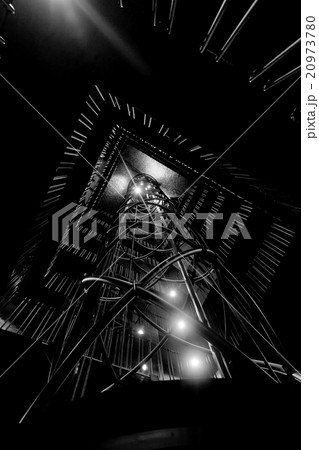 Elevator shaft interior Elevator shaft interior 20973780