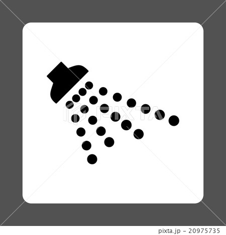 Shower Rounded Square Button Shower Rounded Square Button 20975735